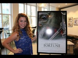 Tori at premiere of FINDING FORTUNE 2016