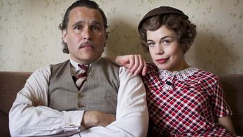 Erik Haag and Lotta Lundgren in Historieätarna (2012)