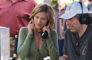 Scarlett Johansson and Paul Weitz in In Good Company (2004)