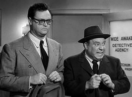 Joe Besser and Jim Hawthorne in 'Fraidy Cat (1951)