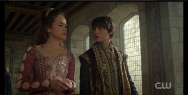 Rose Williams and Spencer Macpherson in Reign (2013)
