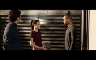 Still of Lisa Solberg and Tomiwa Edun on FIFA 18 THE JOURNEY