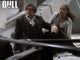 Michael Weatherly and Jaime Lee Kirchner in Bull (2016)