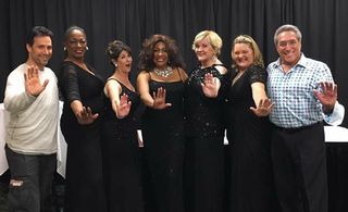 GFour producers and the cast of Menopause The Musical were joined by Mary Wilson of the legendary SUPREMES. What a joy, 