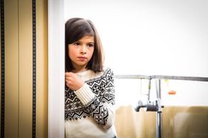 On the set of Love Always Santa