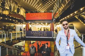 At the Marche Du Film at the Cannes Film Festival 2016 in support of The Weekend