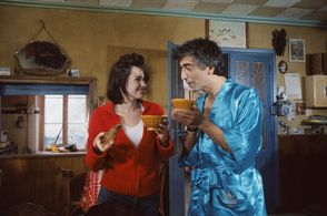Béatrice Dalle and Gérard Darmon in Betty Blue (1986)
