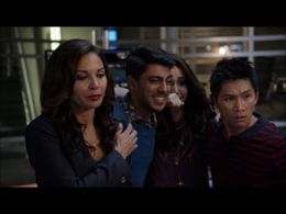 Stitchers (s2e1) Salli Richardson, Ritesh Rajan, Allison Scagliotti, Ross Kurt Le