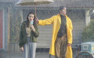 Erik Stocklin and Colleen Ballingerin Haters Back Off