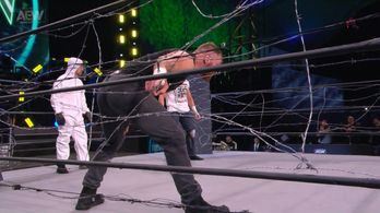 Jonathan Good and Bryce Remsburg in All Elite Wrestling: Revolution (2021)