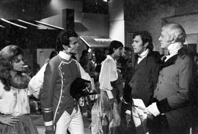 Paulo Araújo, Mário Lago, Tarcísio Meira, and Glória Menezes in Rosa Rebelde (1969)