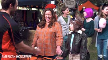 Katy Mixon, Julia Butters, and Jarred Harper in American Housewife (2016)