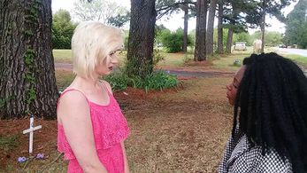 Miracle Davis and Holly Petty in Then the Night Comes (2018)