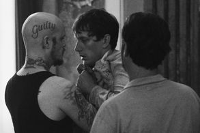 Gregor Skocir, Jurij Drevensek, and Niklas Kvarforth in The Curse of Valburga (2019)