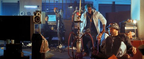 Mimoun Oaïssa, Ruben van der Meer, Guido Pollemans, and Willie Wartaal in The Masters (2015)