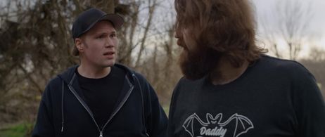 Still frame of Actors Shawn C. Phillips and Brandon Krum from the film ShadowMarsh.