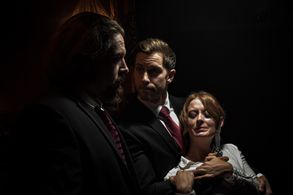 Production Still - Dino's Bar 'n' Kill with Ade Dimberline, Zak Henry & Amelie Rose