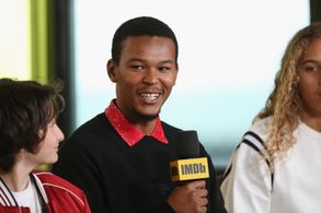 Na-kel Smith at an event for Mid90s (2018)
