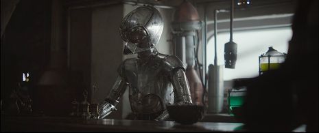 Chris Bartlett is RA-7 in The Mandalorian, Chapter 7: The Reckoning