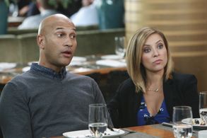 Christine Lakin and Keegan-Michael Key in Modern Family (2009)