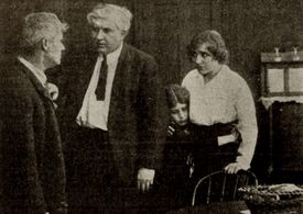Lila Leslie, John Smiley, and Joseph W. Smiley in As We Forgive Those (1914)