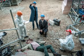 Melanie Marschke, Michael Rotschopf, Anna Stieblich, and Holger Hauer in Leipzig Homicide (2001)