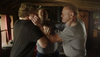 Louis Mandylor, Chris Torem, and Ryan M. Shaw in Bring Him Back Dead (2022)