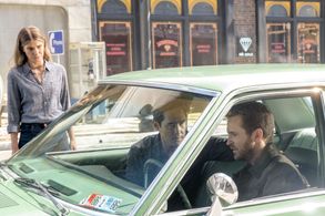 Michael Welch, Raymond Lee, and Caitlin Bassett in Quantum Leap (2022)