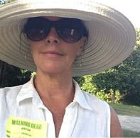 BTS on the set of The Walking Dead