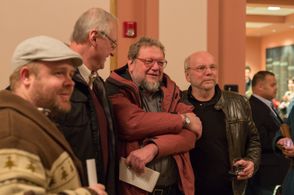 At the VIP screening of Ghosting (with Jim Krut)