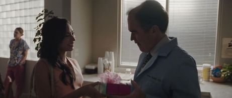 Valerie LeBlanc and Brian D’Arcy James in Pain Hustlers