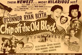 Ann Blyth, Patric Knowles, Joel Kupperman, Donald O'Connor, Peggy Ryan, Arthur Treacher, and Helen Vinson in Chip Off th