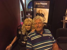 Helen Darras & Her Friend Actor Dave Prowse, best known as Darth Vader of Star Wars @ the National Space Centre in Lecei