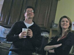 as producer doing scene work with co star Marissa Vitalli on 