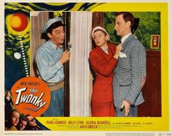 Hans Conried, Edwin Max, and Janet Warren in The Twonky (1953)