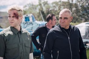 Danny Mac with Vinnie Jones and Glenn Ennis in 'Bullet Proof'