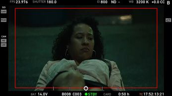 Armanda as Isabel Ortero on set of Chicago PD