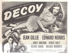 Robert Armstrong, Jean Gillie, Sheldon Leonard, Edward Norris, and Herbert Rudley in Decoy (1946)