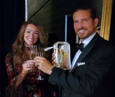 Charlene Bollinger & Jim Caviezel Backstage at TTAC Live Event 2021 Nashville