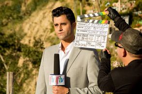 On the set of La Entrega