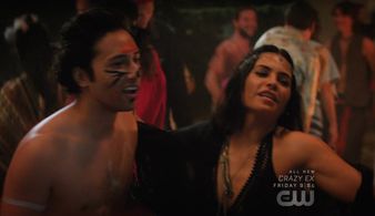Jenna Dewan and Jesse Rath in No Tomorrow (2016)