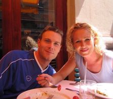 David Morwick and Vigdis Anholt at an event for Little Erin Merryweather.