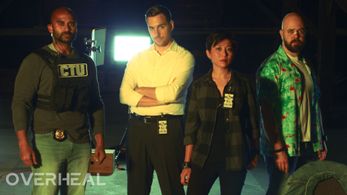 Stephanie Gibson, Steve Kasan, Bryan Edwards, and Alex Clay in 24: One More Day (2021)