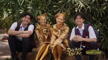 Zephanie Dimaranan, Geleen Eugenio, Marco Masa, and Althea Ablan in Daig kayo ng lola ko: Mga hero ni Jiro: Part 2 (2024