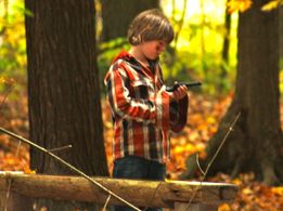On set for Red Cloud's War