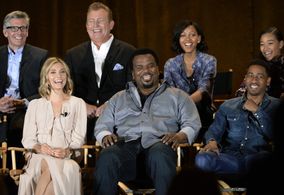 Mark Cullen, Robb Cullen, Meagan Good, Craig Robinson, and Amandla Stenberg