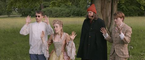 Matthias Scheuring, Paula Kalenberg, Wieland Schönfelder, Flo Fernandez, and Paul Pötsch in Anhedonia (2016)