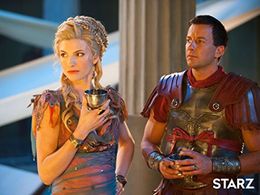 Craig Parker and Viva Bianca in Spartacus (2010)