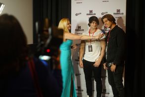 Derek Quick and Jeff Seid at the Fourwalled Short film series 7 day theatrical premiere at the Laemmle Noho 7 theater in