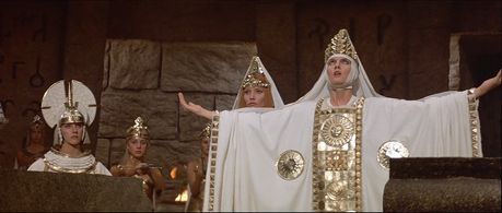 Janet Agren and Donna Osterbuhr in Red Sonja (1985)